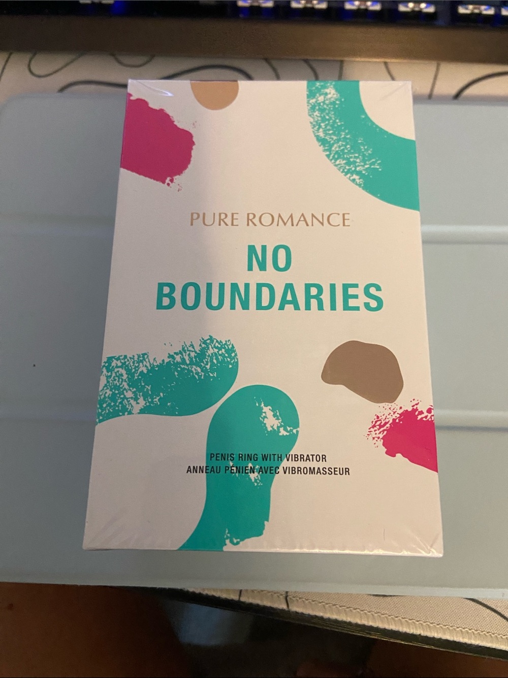 Pure Romance No Boundaries Packaging – Teal, Pink & Tan Accents